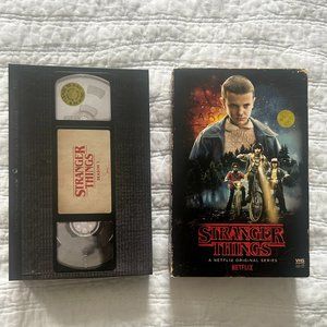 Stranger Things Season 1 DVD Blu-Ray Poster Retro VHS Collectors Edition Box Set